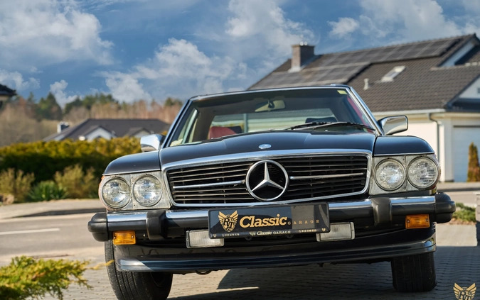 Mercedes-Benz SL cena 119000 przebieg: 166240, rok produkcji 1986 z Słubice małe 596